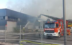 Lagerhallenbrand in Pforzheim