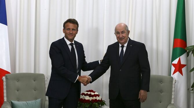 Macron und Tebboune
