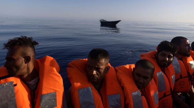 Migranten - Rettungen im Mittelmeer