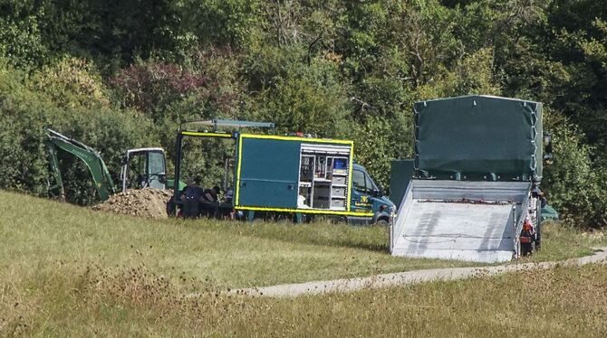 Fliegerbombe auf Feldweg gefunden