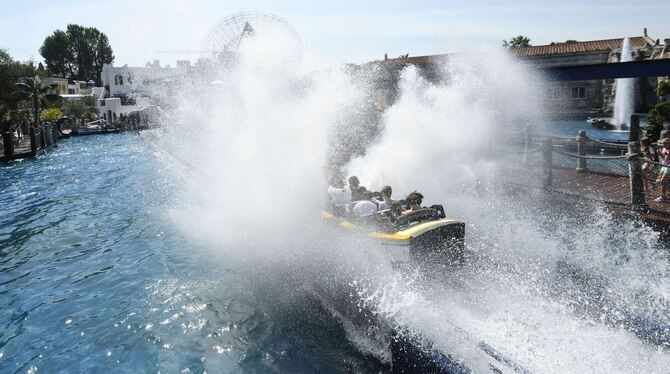 Wasserachterbahn im Europa-Park