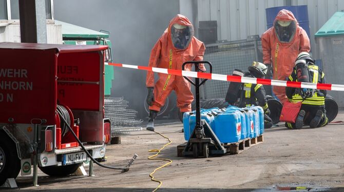 Brand in Gießerei in Nersingen