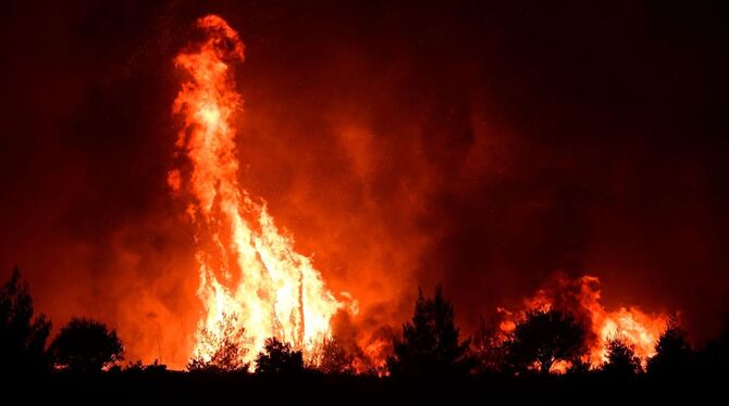 Waldbrände in Griechenland