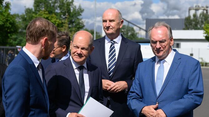 Scholz in der Lausitz Scholz in der Lausitz