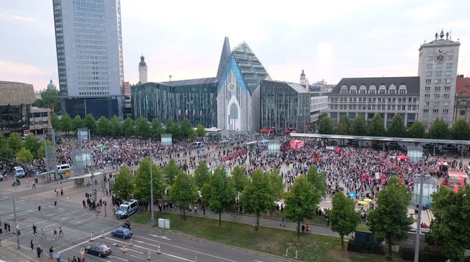 Demonstrationen in Leipzig