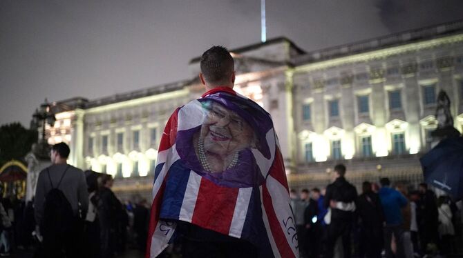 Nach dem Tod von Königin Elizabeth II. - London