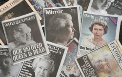 Königin Elizabeth II. ist auf Titelblättern aller britischen Zeitungen abgebildet.