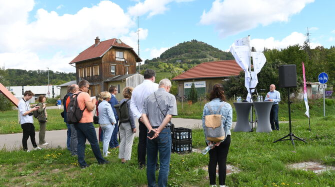 Beim Südbahnhof stehen jetzt Schilder des RadNetz Baden-Württemberg. Beim Südbahnhof stehen jetzt Schilder des RadNetz Baden-Württemberg.