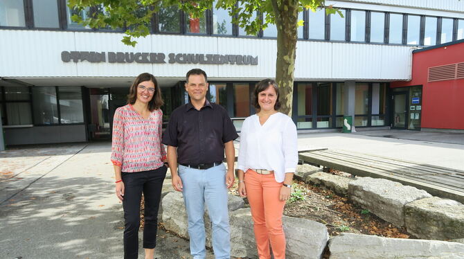 Petra Buck, Mathias Kommert und Dorothee Steinhilber (von links) leiten seit diesem Schuljahr gemeinsam die Gemeinschaftsschule