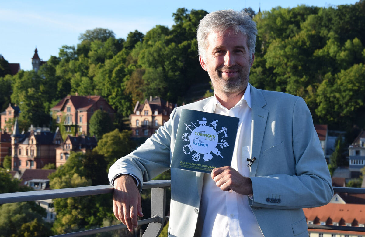 Tübingens OB Boris Palmer stellt seine Ziele für die nächsten acht