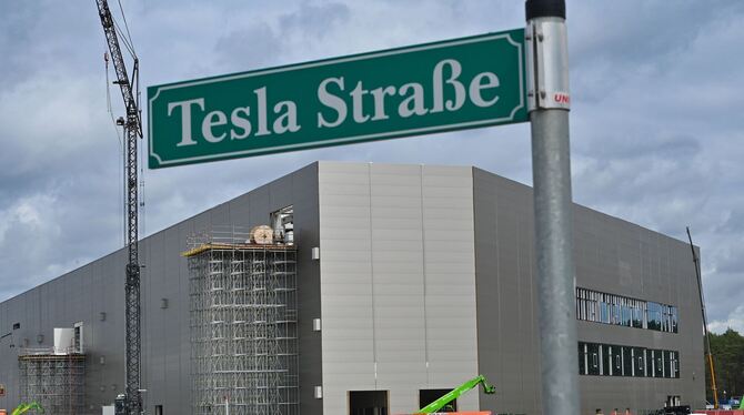 Batteriefabrik der Tesla Gigafactory
