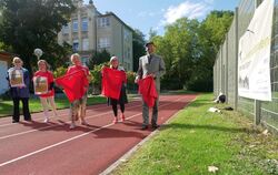  Die Organisatoren freuen sich darüber, dass der Spendenmarathon wieder auf der Reutlinger Rennwiese durchgeführt werden kann: (