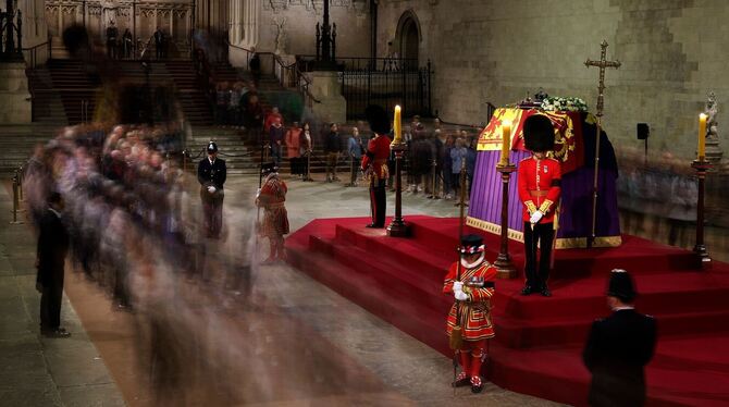 Sarg von Königin Elizabeth II.