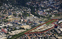 Aktuell laufen Planungen für einen emissionsfreien Umschlagplatz auf dem Areal des ehemaligen Güterbahnhofs zwischen Sondelfinge