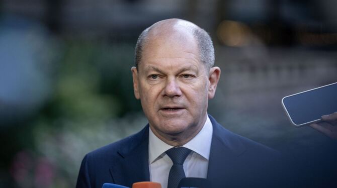 Kanzler Scholz in New York Kanzler Scholz in New York