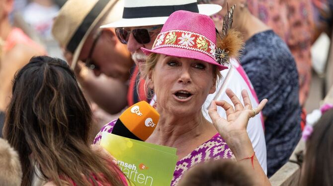 »ZDF-Fernsehgarten«-Moderatorin Andrea Kiewel »ZDF-Fernsehgarten«-Moderatorin Andrea Kiewel