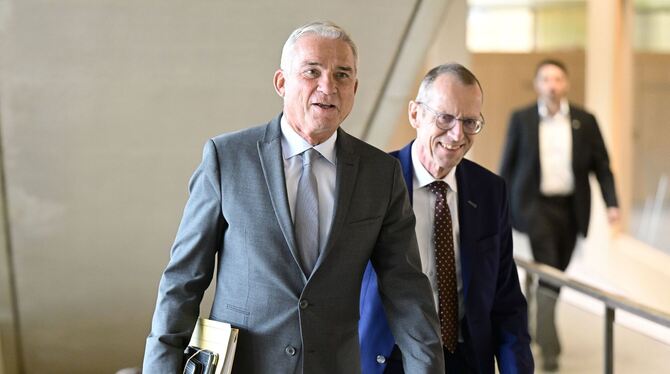 Sitzung des Untersuchungsausschusses zur Polizei-Affäre