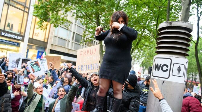 Iran-Demo in Hamburg
