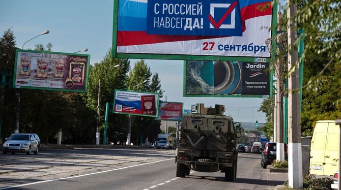 Scheinreferendum in Luhansk