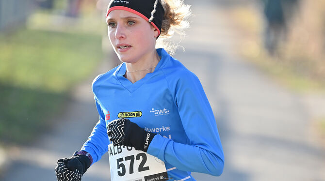 Schnell unterwegs: Jule Vetter von der LAV Stadtwerke Tübingen. FOTO: PIETH