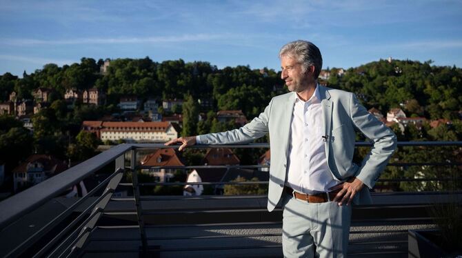 Tübinger OB Palmer stellt Wahlprogramm vor