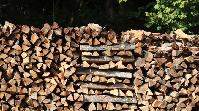 Heizen mit Holz ist beliebt.  FOTO: BLOCHING