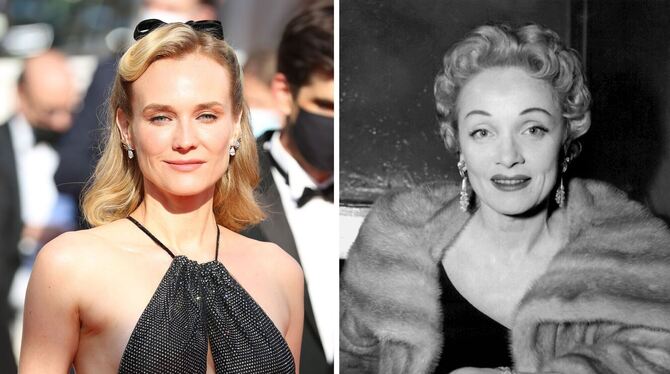 Diane Kruger und Marlene Dietrich