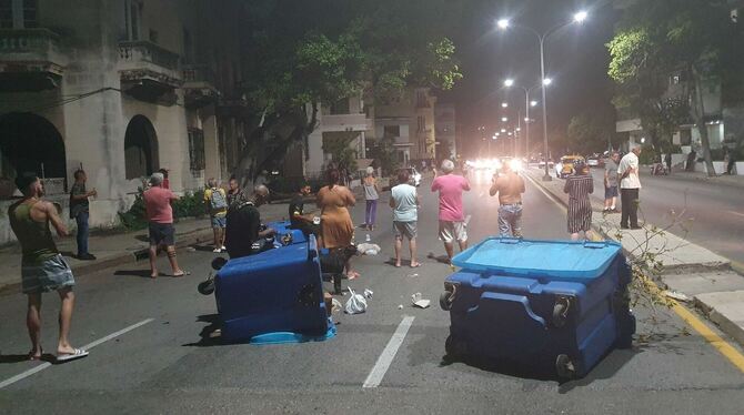Proteste in Havanna
