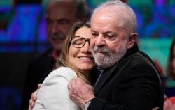 Lula mit Ehefrau