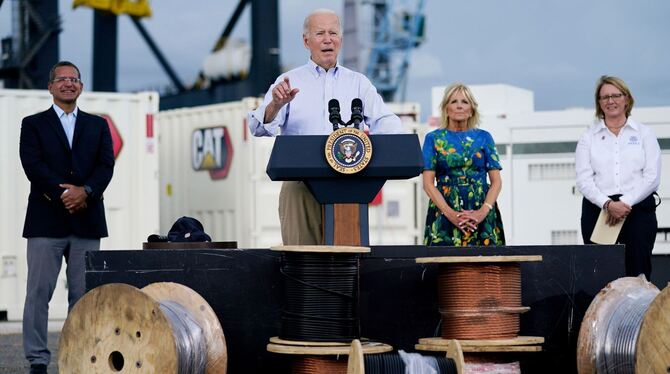 US-Präsident Biden in Puerto Rico