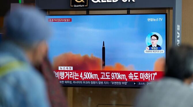 Nordkorea startet erneut ballistische Rakete