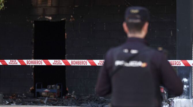 Explosion in Spanien