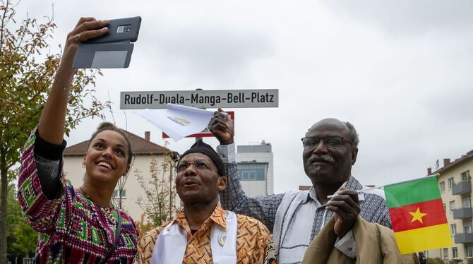 Präsentation Rudolf-Duala-Manga-Bell-Platz