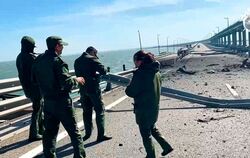 Beschädigte Krim-Brücke