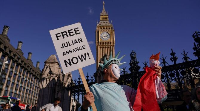 Menschenkette in London