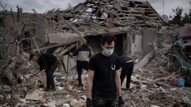 Zerstörung in Saporischschja