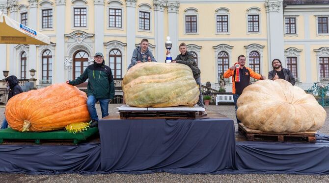 Meisterschaften im Kürbiswiegen