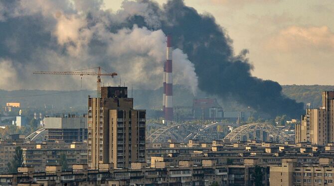 Raktenangriff auf Kiew