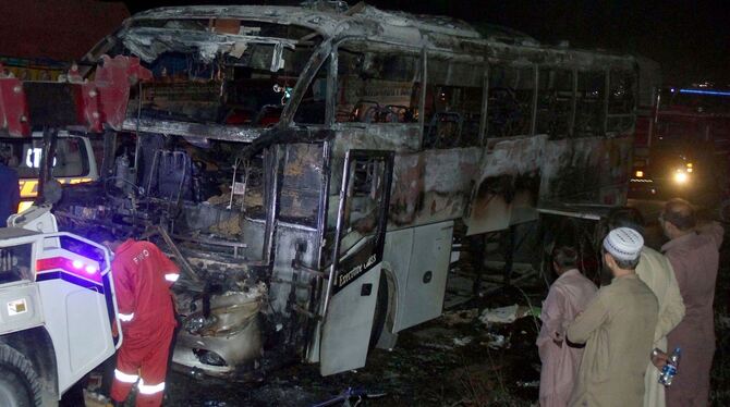 Busunglück in Pakistan