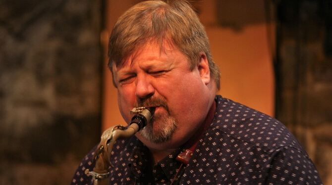 Der aus Wisconsin stammende Joel Frahm sorgte für das musikalische Highlight des Jazzclub-Jubiläumsfestivals.  FOTO: SPIESS