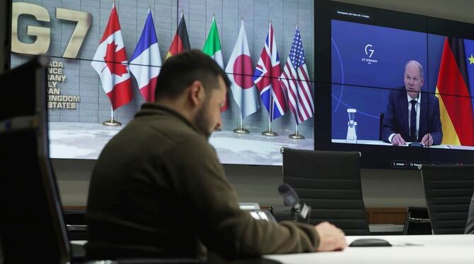 Selenskyj und Scholz