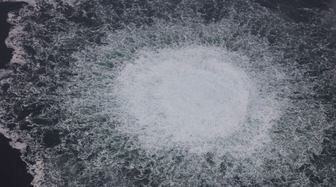 Gasleck bei Nord Stream 1 Gasleck bei Nord Stream 1