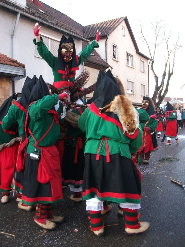 Narrenumzug Wilde Weiber Wannweil 2015