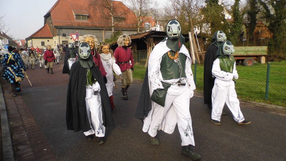 Narrenumzug Wilde Weiber Wannweil 2015