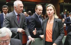 Die EU-Außenminister beraten über den Kampf gegen militante Islamisten: Foto: Olivier Hoslet