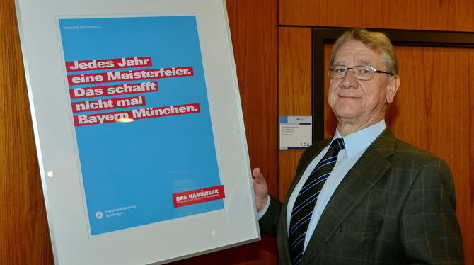 Joachim Möhrle, der nun verstorbene ehemalige Präsident der Handwerkskammer Reutlingen, war »in Höhen und Tiefen« leidenschaftli