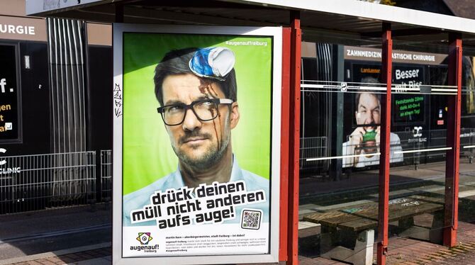 Plakatkampagne »augenauf!« Freiburg