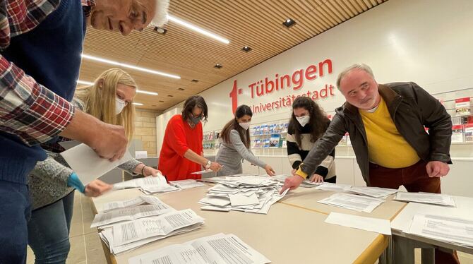 Seit 18 Uhr sind die Wahllokale in Tübingen geschlossen. Die Auszählung hat begonnen.