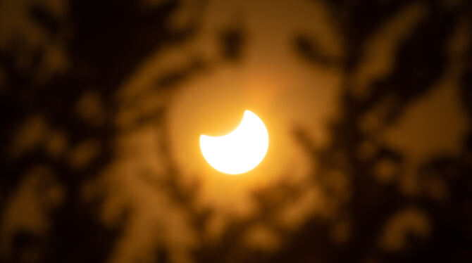 Sonnenfinsternis partielle