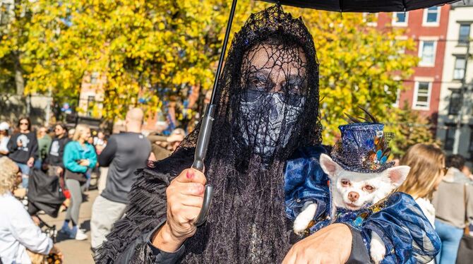 In den USA verkleiden sich nicht nur Menschen zu Halloween. FOTO: HESS/DPA